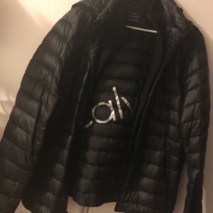 Puff down goose coat